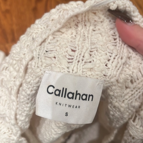 Callahan Woman’s Cream Sweater Size S - Picture 3 of 5